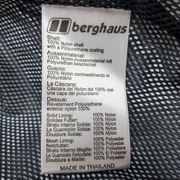 Berghaus Hooded Rain Jacket Mens XS Small Blue Waterproof Hiking Outdoor - Picture 9 of 14